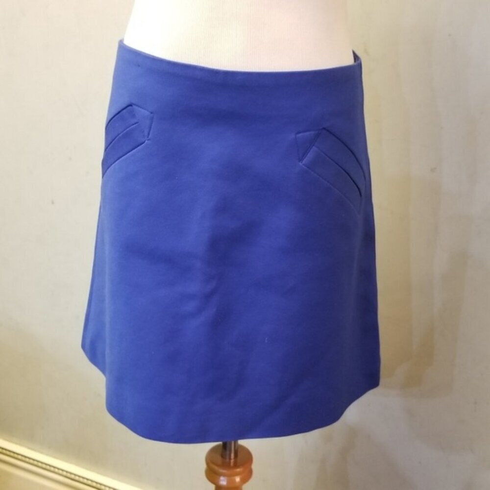 Zara royal blue mini skirt women's size Medium (36)
